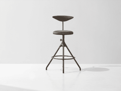 AKRON COUNTER STOOL WITH BACKREST