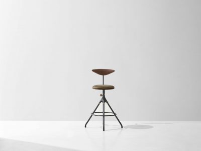 AKRON COUNTER STOOL WITH BACKREST