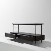 Stacking Bench Charred Black