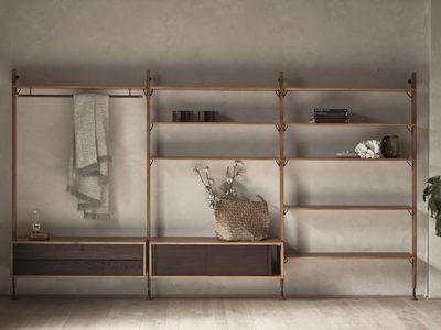 THEO WALL UNIT LARGE SHELVES