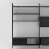 Theo wall unit cabinet black