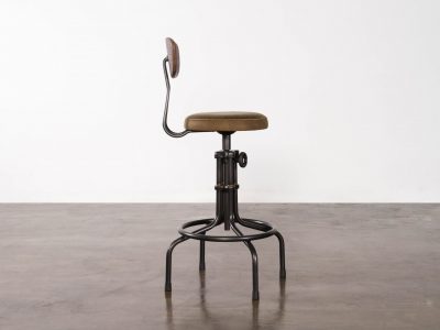 BUCK COUNTER STOOL WITH BACKREST