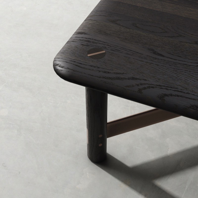 Stilt coffee table square
