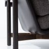 Stilt armchair ebonized oak