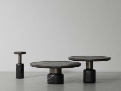 TORUS TABLE BLACK MARBLE MEDIUM