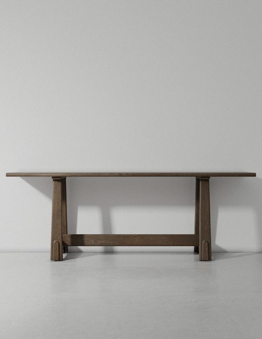 Odette Console dry smoked oak