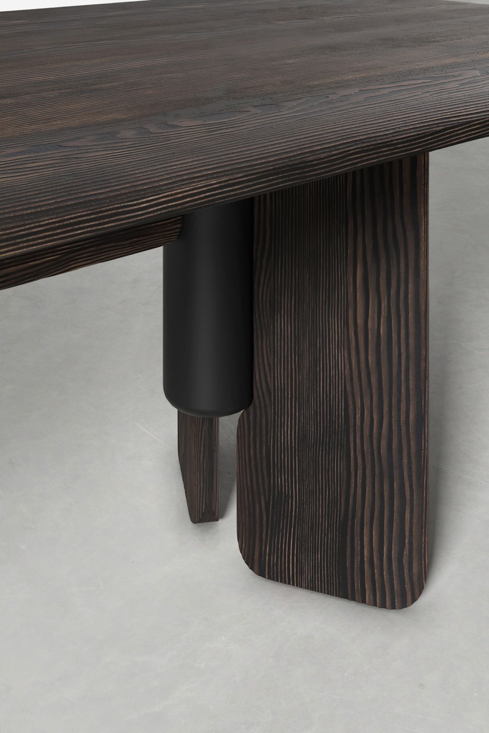 Faifo Rectangular Burned fir