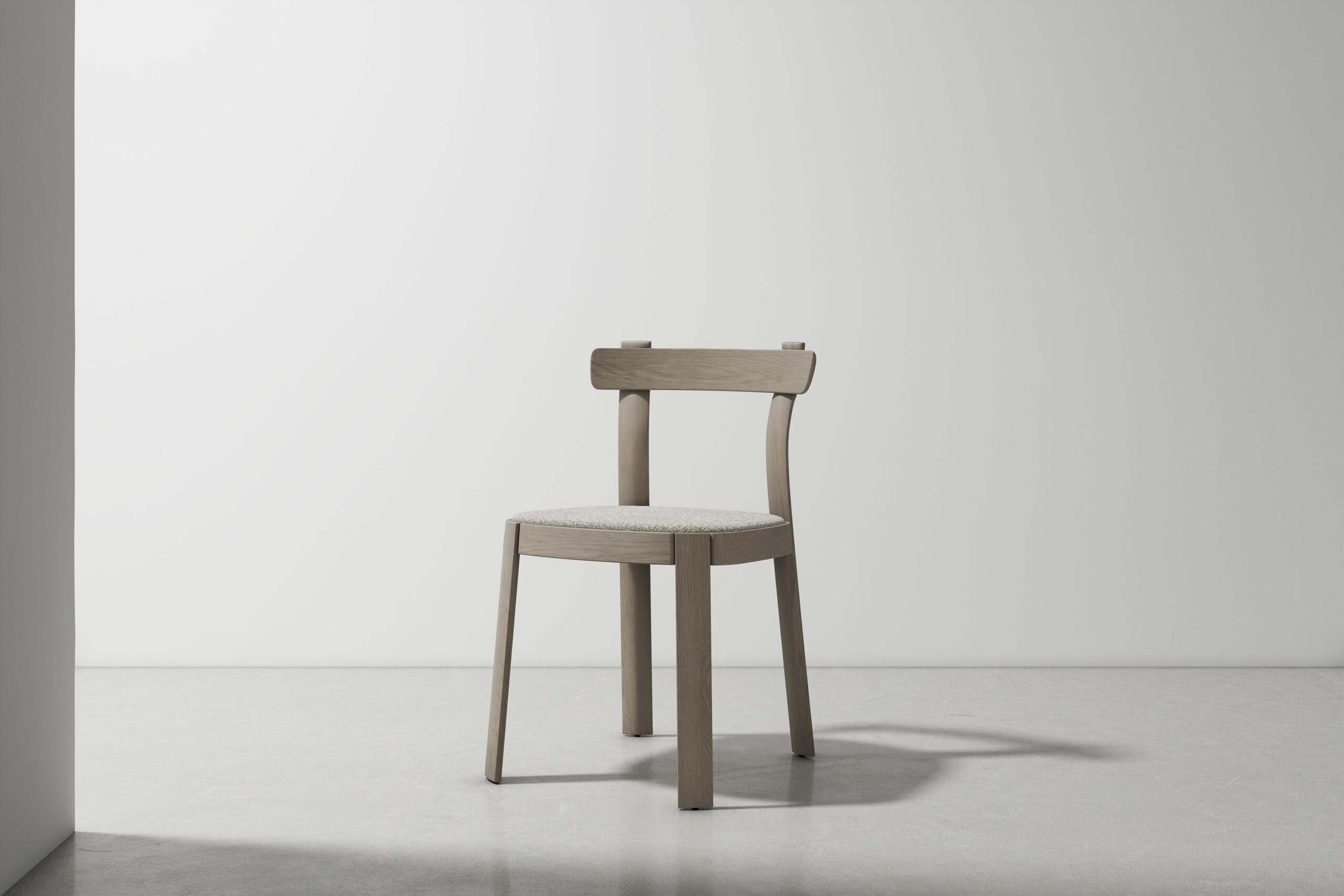 Knot Dining Chair Beige Oak