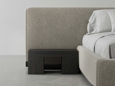 LIMEN BED SIDE TABLE