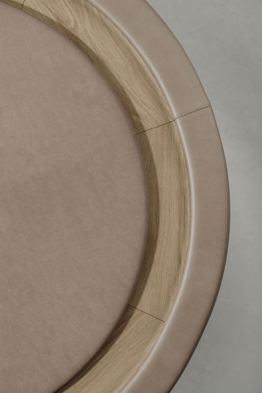 DINH POker table raw oak