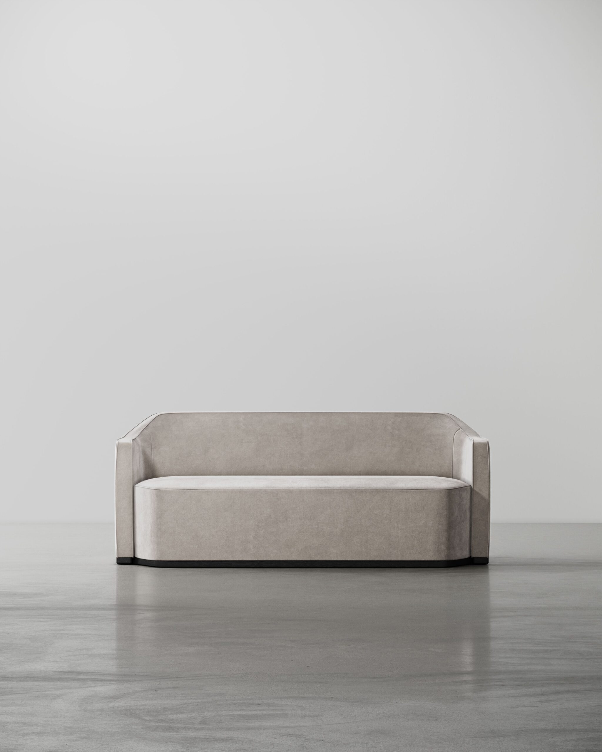 Dunke Design Bagua 2-seater Sofa Mohair sand
