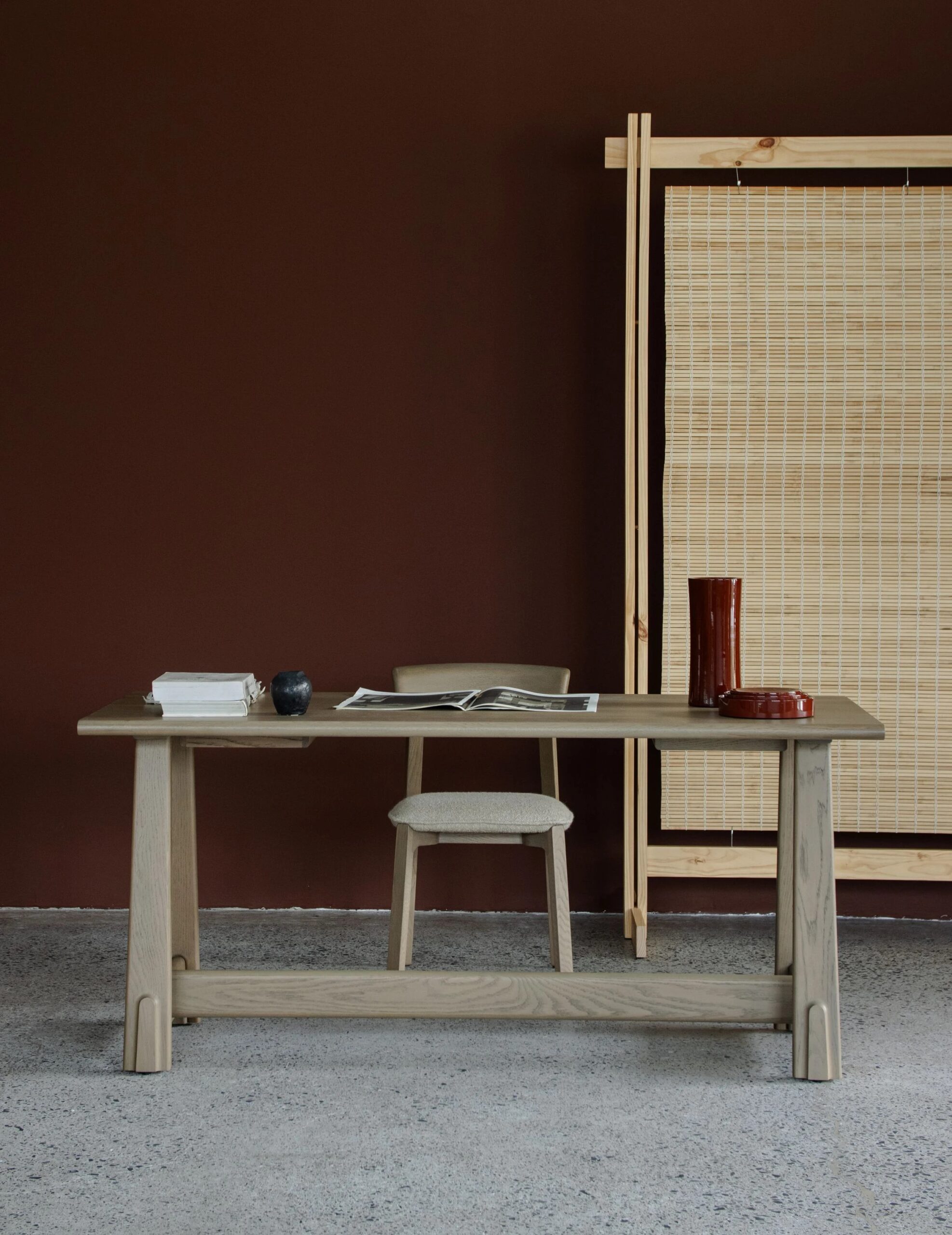 Dunke Design Odette Desk Beige Oak Odette Desk