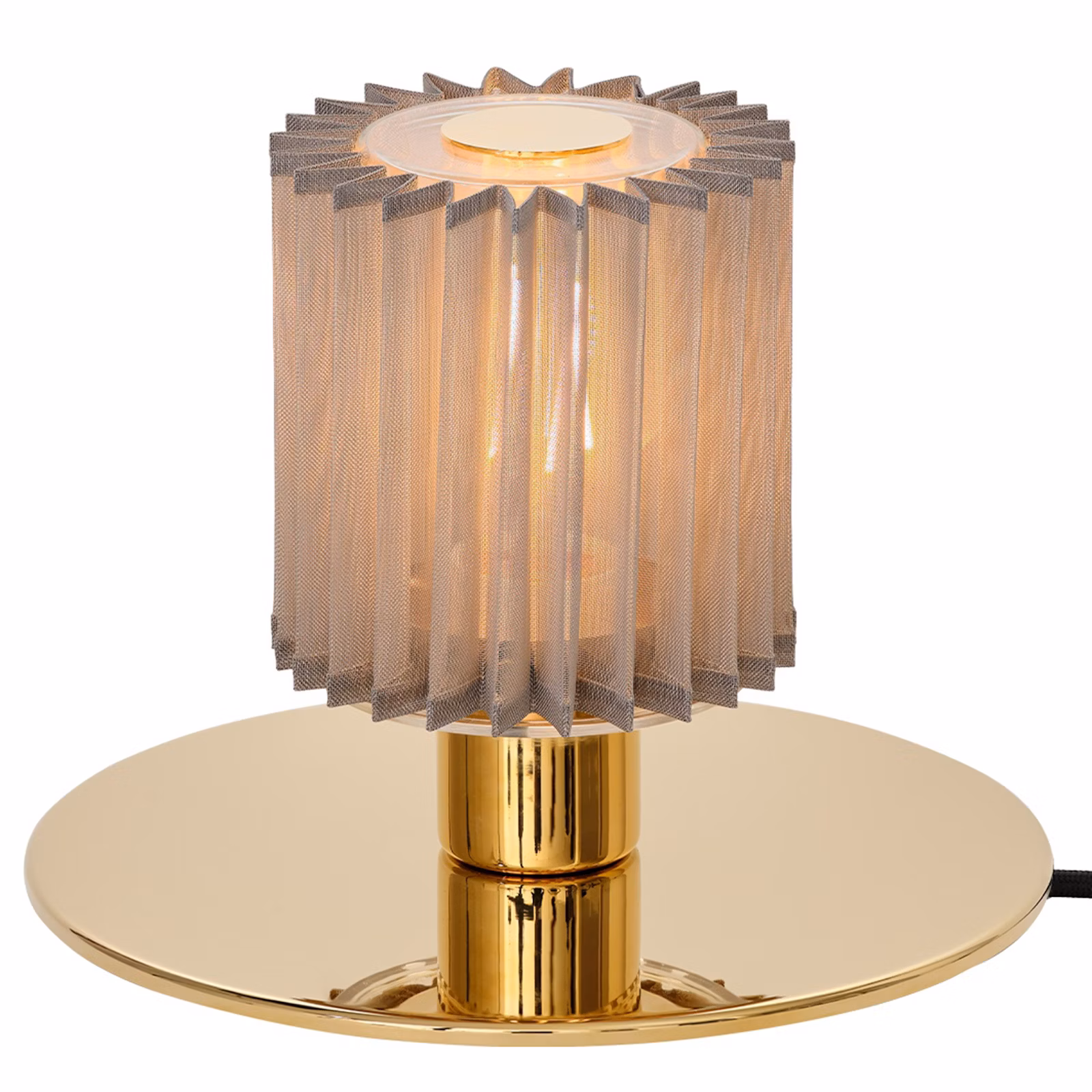 In the sun gold base silver mesh