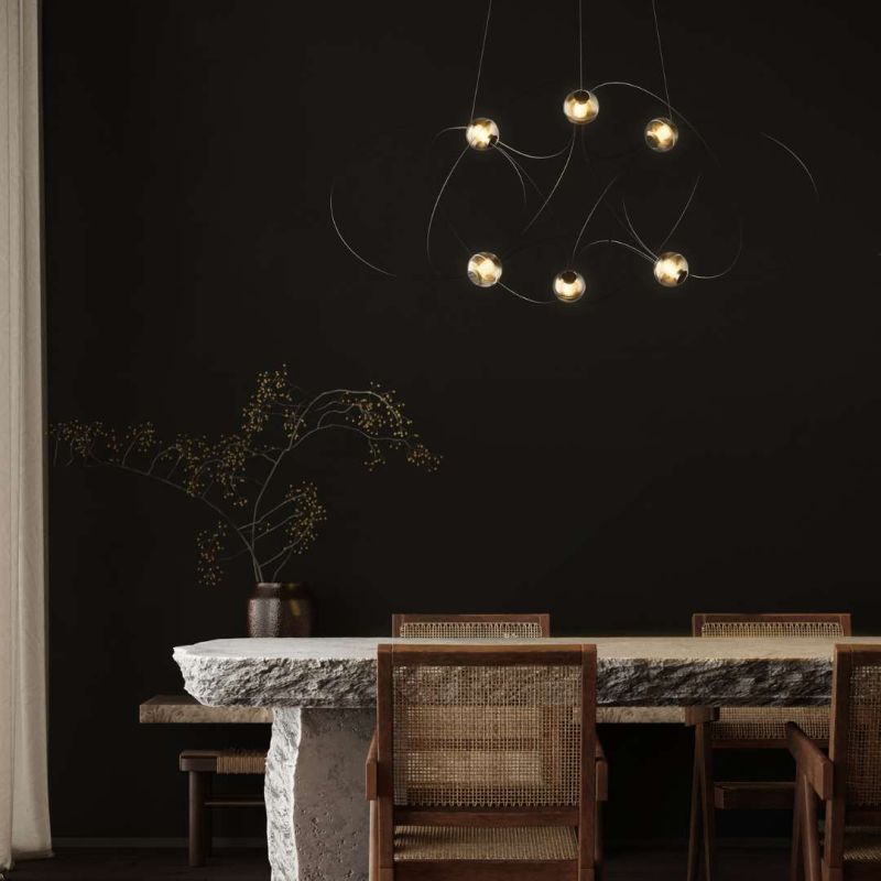 Dunke Design munari-6-chandelier Munari 6 Dcw