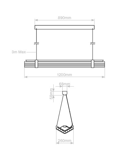 Seagull Pendant drawing