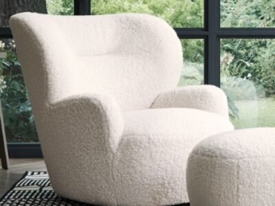 LOLL SWIVELLING ARMCHAIR