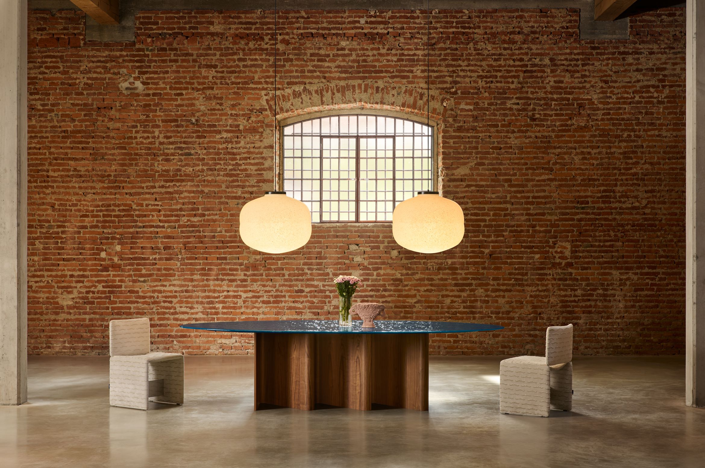 Dunke Design baso-albio oval Balo Pendant